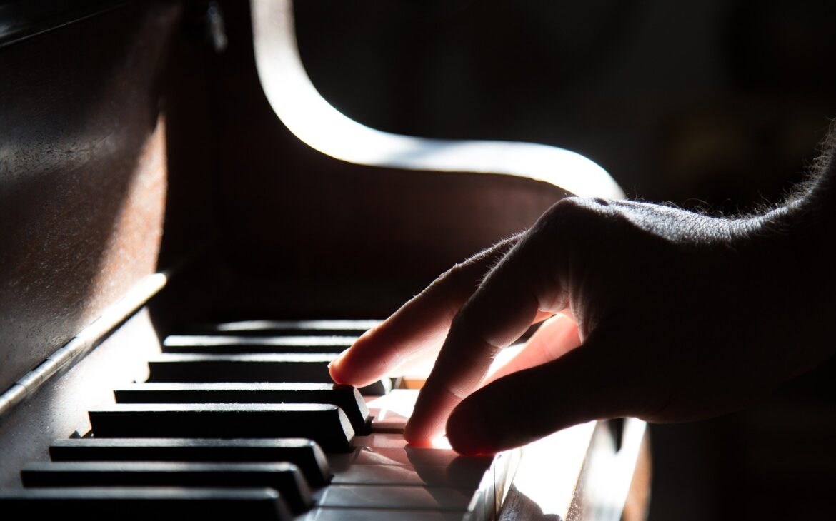 Piano Hand Playing Music Keyboard Instrument